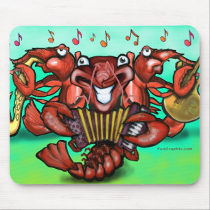 Crawfishバンド マウスパッド