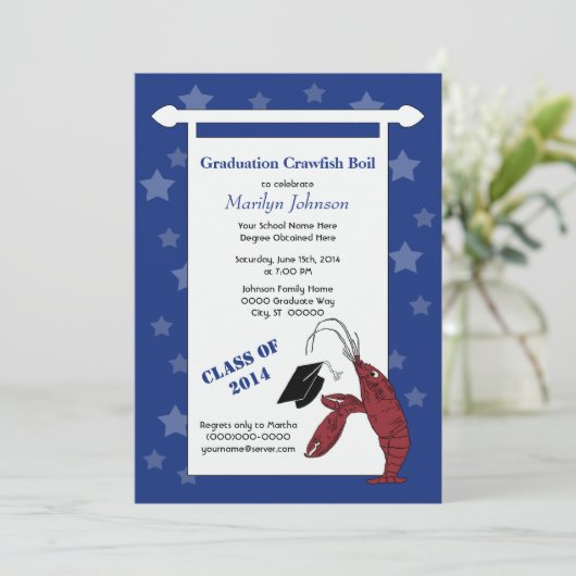 Crawfish/ロブスターは卒業を主演します 招待状 (スタンド正面)