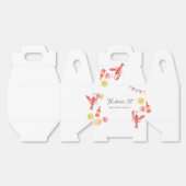 Crawfish Birthday Party Favor Boxes フェイバーボックス (見開き)