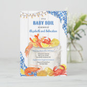Crawfish Boil Baby Shower Invitation 招待状 (スタンド正面)