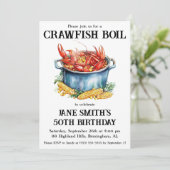 Crawfish Boil Birthday Party 招待状 (スタンド正面)