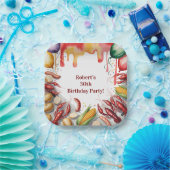 Crawfish Boil Birthday Party For Adults ペーパープレート (パーティー)