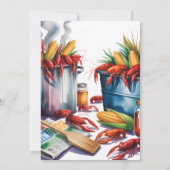 Crawfish Boil Birthday Party For Adults 招待状 (裏面)