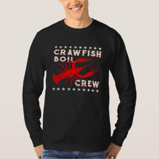 Crawfish Boil Crew  Cajun  For Men Mardi Gras Tシャツ