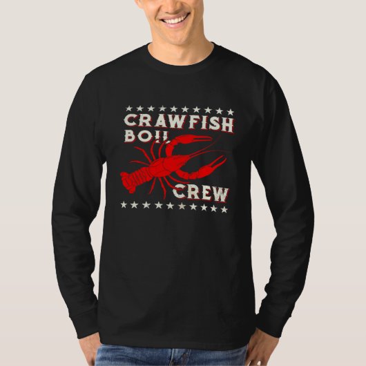 Crawfish Boil Crew  Cajun  For Men Mardi Gras Tシャツ (正面)