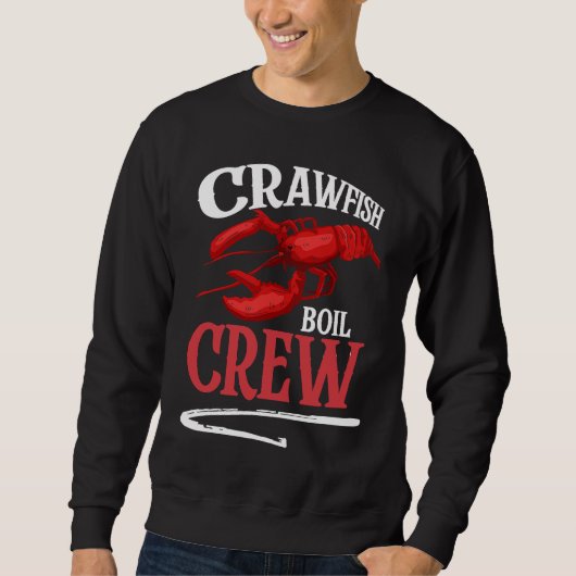 Crawfish Boil Crew Crayfish 2 スウェットシャツ (正面)