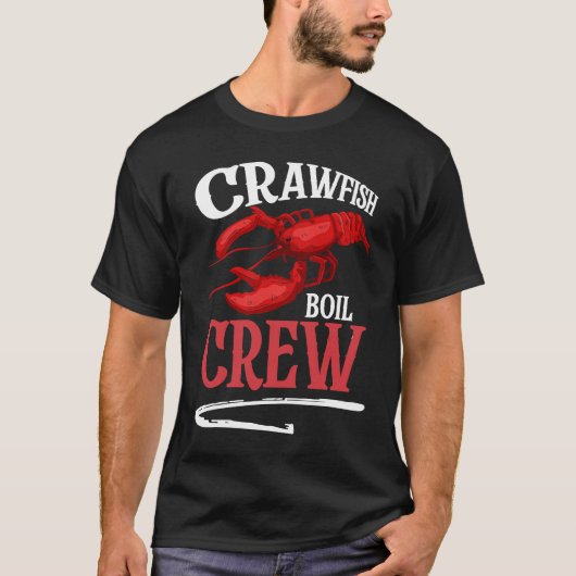 Crawfish Boil Crew Crayfish  2 Tシャツ (正面)