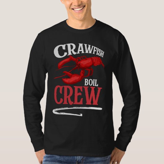Crawfish Boil Crew Crayfish  2 Tシャツ (正面)