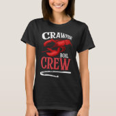 Crawfish Boil Crew Crayfish  2 Tシャツ (正面)