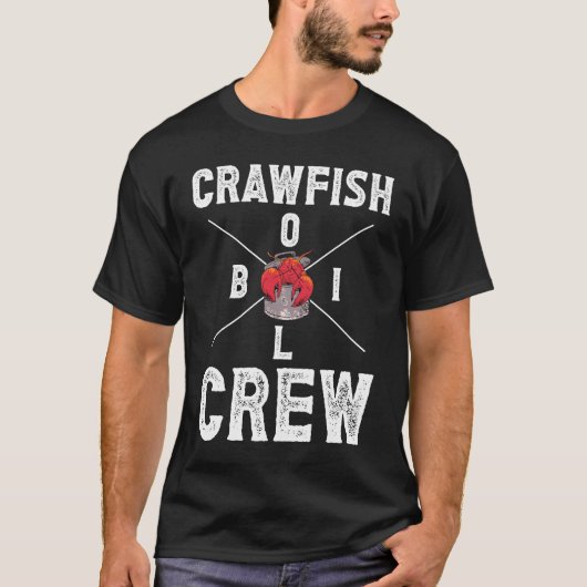 Crawfish Boil Crew Crayfish 3 Tシャツ (正面)