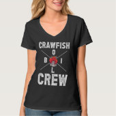 Crawfish Boil Crew Crayfish 3 Tシャツ (正面)