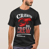 Crawfish Boil Crew Crayfish Tシャツ (正面)
