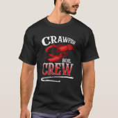 Crawfish Boil Crew Crayfish Tシャツ (正面)