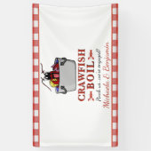 Crawfish Boil Engagement Party 横断幕 (縦)