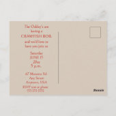 Crawfish Boil Let's Get Messy ポストカード (裏面)