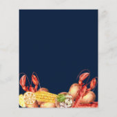 Crawfish Boil Script Engagement Party Invitation (裏面)
