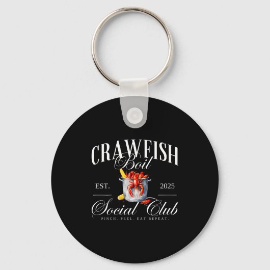 Crawfish Boil Social Club Cajun Seafood Festival S キーホルダー (正面)
