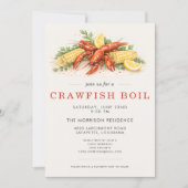 Crawfish Boil Summer Party 招待状 (正面)