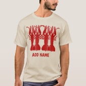Crawfish (boiled) tシャツ (正面)