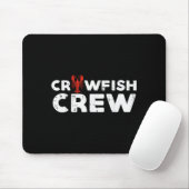 Crawfish Crew Funny Crayfish Cajun Matching Men Wo マウスパッド (マウス)