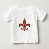 Crawfish Fleu de Lis ベビーTシャツ (正面)