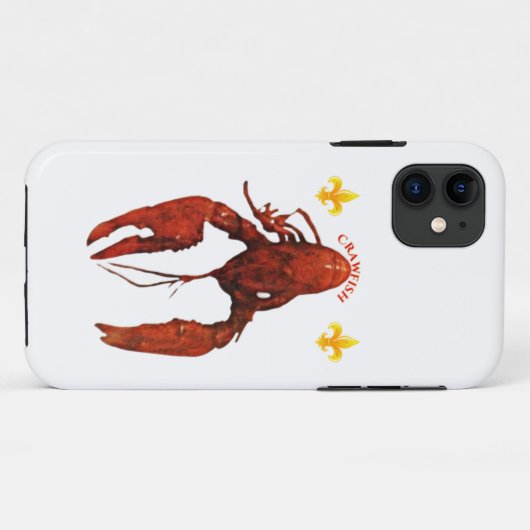 Crawfish IPhone 11ケース Case-Mate iPhoneケース (裏面(横))