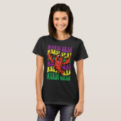 Crawfish Mardi Gras Retro Mudbug Carnival Parade C Tシャツ (正面フル)