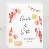Crawfish Party Cards & Gifts Sign (正面)