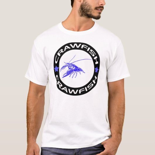 crawfish-ring (blue-1) tシャツ (正面)