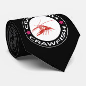 crawfish-ring (red-1) ネクタイ (ロール)
