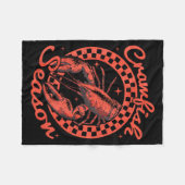 Crawfish Season Crawfish Boil Lobster Cajun Men Wo フリースブランケット (正面(横))