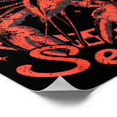 Crawfish Season Crawfish Boil Lobster Cajun Men Wo ポスター (角)