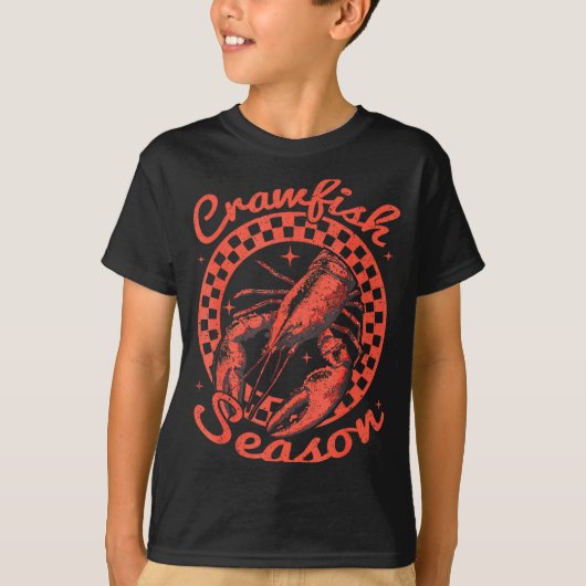 Crawfish Season Crawfish Boil Lobster Cajun Men Wo Tシャツ (正面)