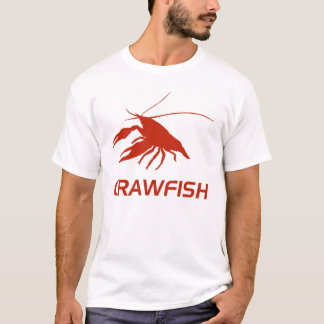 crawfish's silhouette (Red) Tシャツ