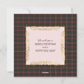 Crawford Modern Scottish Tartan クリスマス (裏面)