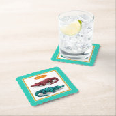 Crawford, painted circus crocodile ペーパーコースター (インサイチュ)