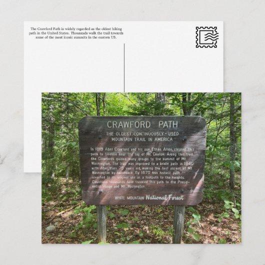 Crawford Pathはがき ポストカード (正面/裏面)