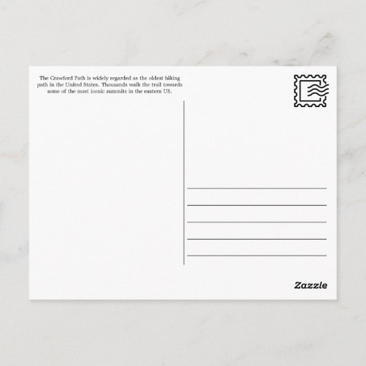 Crawford Pathはがき ポストカード (裏面)