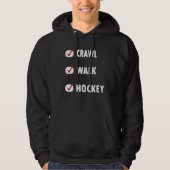 crawl walk hockey パーカ (正面)