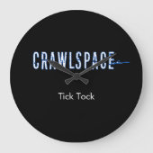 Crawlspaceの時計 ラージ壁時計 (正面)