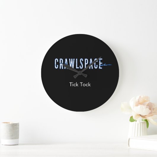 Crawlspaceの時計 ラージ壁時計 (ホーム)