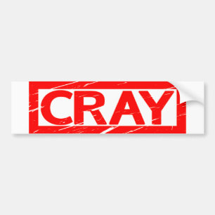 Crayスタンプ バンパーステッカー