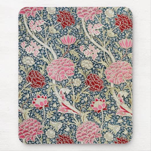 Crayパターン(William Morrisによる) マウスパッド (正面)