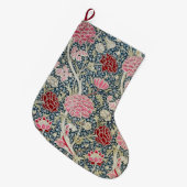 Crayパターン（William Morrisによる） ラージクリスマスストッキング (正面 (吊り時))