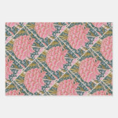 Cray - Art nouveau floral print by William Morris ラッピングペーパーシート (正面3)