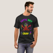Cray Crawfish Mardi Gras女性少年を取得しよう Tシャツ (正面フル)