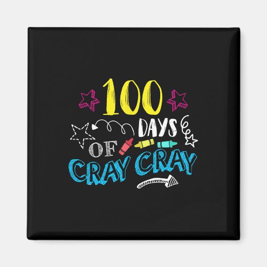 Cray Crayの日-先生学生100日 マグネット (正面)