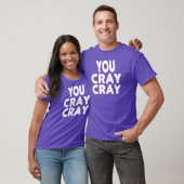 Cray Crayの白いインターネットのミーム Tシャツ (ユニセックス)