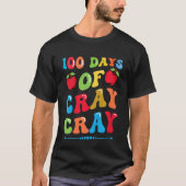 Cray Crayの100日 – リンゴと本 Tシャツ (正面)