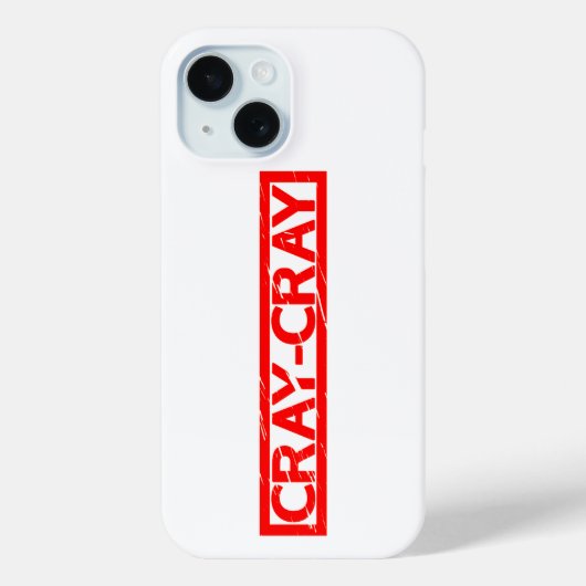 Cray-Crayスタンプ Case-Mate iPhoneケース (裏面)